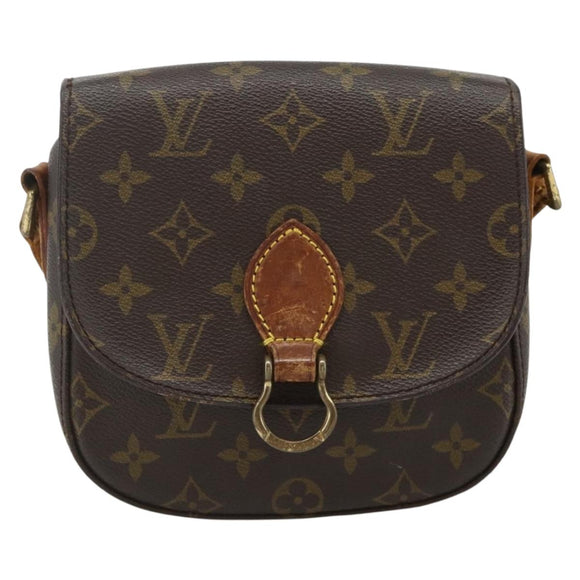 LOUIS VUITTON Monogram Saint Cloud PM Shoulder Bag M51244 LV Auth 177870