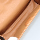 CELINE Macadam Canvas Pouch PVC Leer Bruin Goud Auth 177871A-11