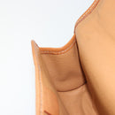 CELINE Macadam Canvas Pouch PVC Leer Bruin Goud Auth 177871A-18