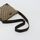 GUCCI GG Canvas Shoulder Bag Beige Silver 114273 Auth 177872-7