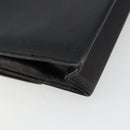 GUCCI Shoulder Bag Leather Black Gold Auth 177874-13