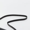 GUCCI Shoulder Bag Leather Black Gold Auth 177874-8