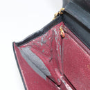 CHANEL Matelasse Chain Shoulder Bag Lamb Skin Black Gold CC Auth 177875-22