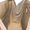 FENDI Zucca Canvas Hand Bag Black Brown Auth 177879-21
