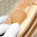 GUCCI GG Canvas Shoulder Bag Beige Gold 007 3444 0207 Auth 177887-12