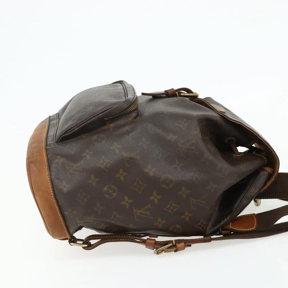 LOUIS VUITTON Monogram Montsouris GM Backpack M51135 LV Auth 177889