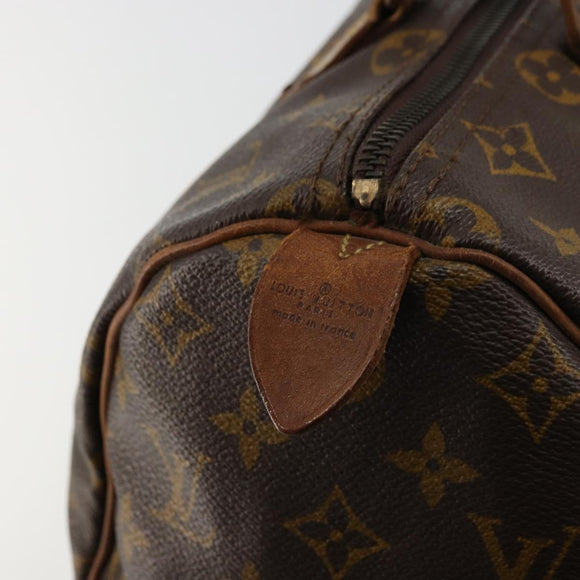 LOUIS VUITTON Monogram Speedy 30 Hand Bag M41526 LV Auth 177891