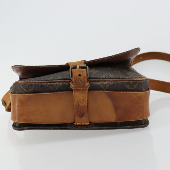 LOUIS VUITTON Monogram Cartouchiere MM Shoulder Bag M51253 LV Auth 177892