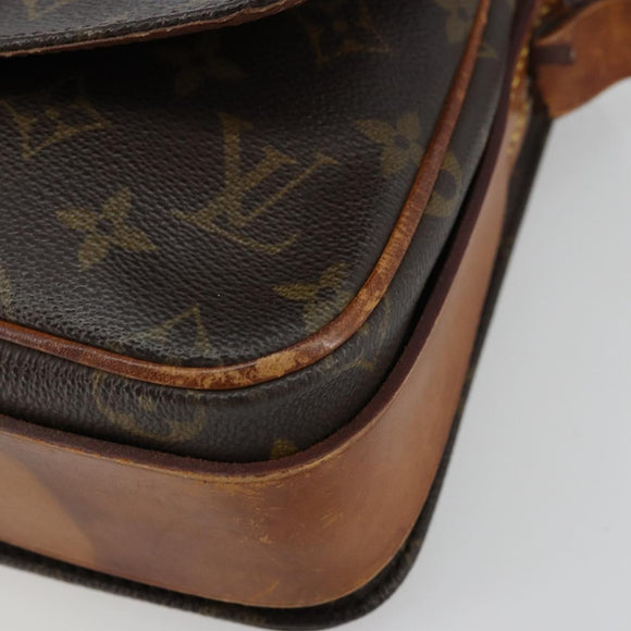LOUIS VUITTON Monogram Cartouchiere MM Shoulder Bag M51253 LV Auth 177892