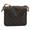 LOUIS VUITTON Monogram Cartouchiere MM Shoulder Bag M51253 LV Auth 177892-2
