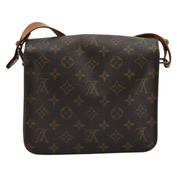 LOUIS VUITTON Monogram Cartouchiere MM Shoulder Bag M51253 LV Auth 177892