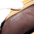 GUCCI Micro GG Supreme Pouch PVC outlet Beige Gold Auth 177897-12