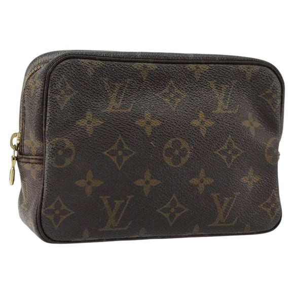 LOUIS VUITTON Monogram Trousse Toilette 18 Pouch M47526 LV Auth 177909