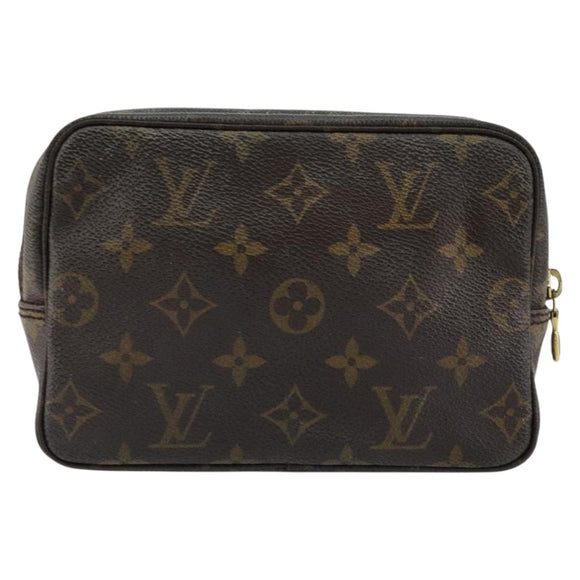 LOUIS VUITTON Monogram Trousse Toilette 18 Pouch M47526 LV Auth 177909