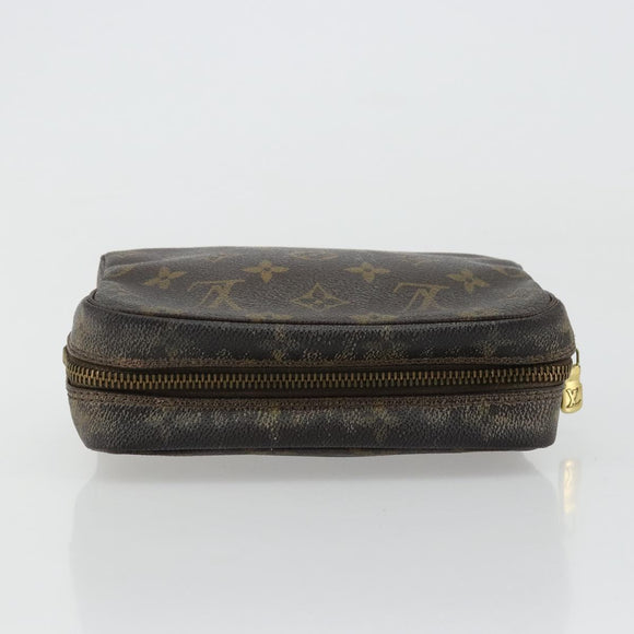 LOUIS VUITTON Monogram Trousse Toilette 18 Pouch M47526 LV Auth 177909