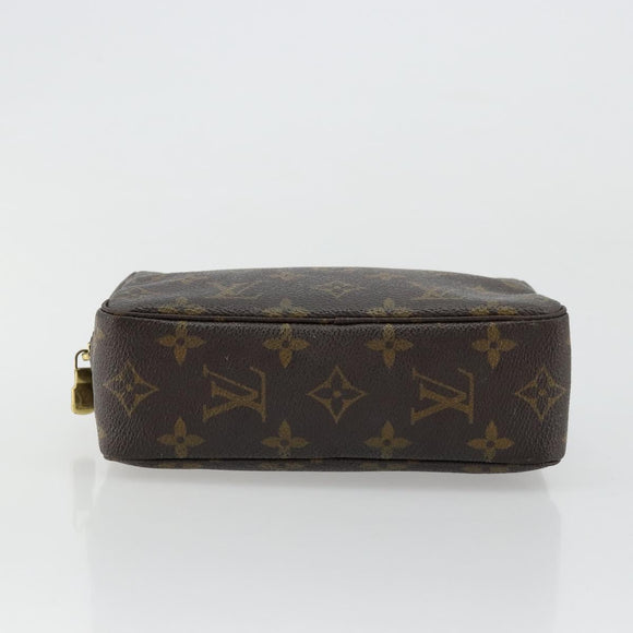 LOUIS VUITTON Monogram Trousse Toilette 18 Pouch M47526 LV Auth 177909