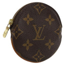 LOUIS VUITTON Monogram Porte Monnaie Round Coin Purse M61926 LV Auth 177910A-1