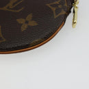 LOUIS VUITTON Monogram Porte Monnaie Round Coin Purse M61926 LV Auth 177910A-15