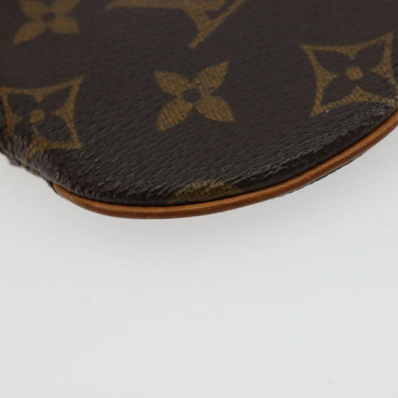 LOUIS VUITTON Monogram Porte Monnaie Round Coin Purse M61926 LV Auth 177910A