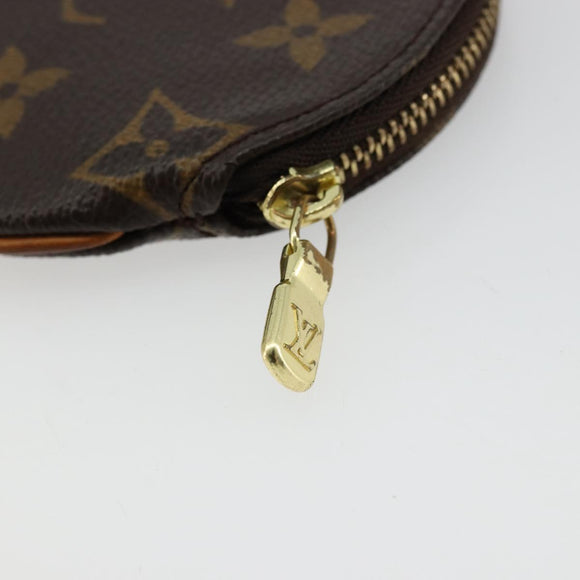 LOUIS VUITTON Monogram Porte Monnaie Round Coin Purse M61926 LV Auth 177910A
