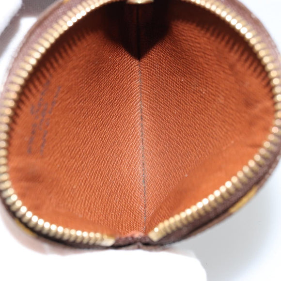 LOUIS VUITTON Monogram Porte Monnaie Round Coin Purse M61926 LV Auth 177910A