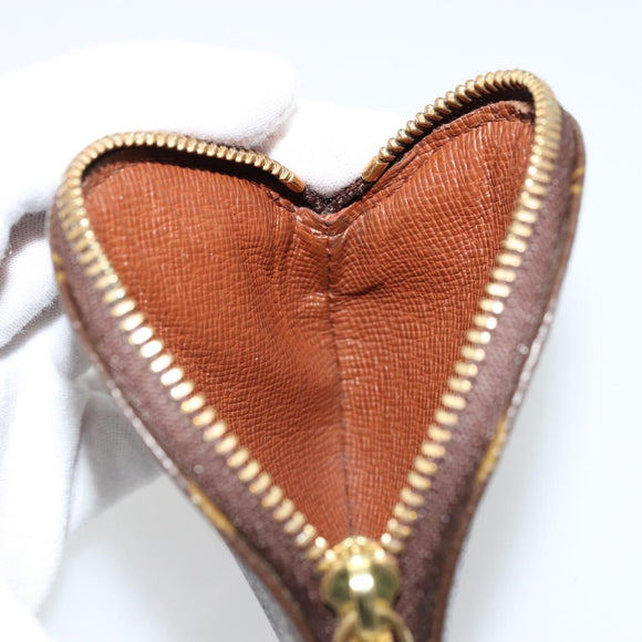 LOUIS VUITTON Monogram Porte Monnaie Round Coin Purse M61926 LV Auth 177910A