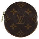 LOUIS VUITTON Monogram Porte Monnaie Round Coin Purse M61926 LV Auth 177910A-13