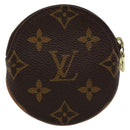 LOUIS VUITTON Monogram Porte Monnaie Round Coin Purse M61926 LV Auth 177910A-2