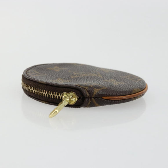 LOUIS VUITTON Monogram Porte Monnaie Round Coin Purse M61926 LV Auth 177910A