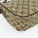 GUCCI GG Supreme Web Sherry Line Bag PVC Beige Gold 89 02 032 Auth 177923-16