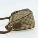 GUCCI GG Supreme Web Sherry Line Bag PVC Beige Gold 89 02 032 Auth 177923-3