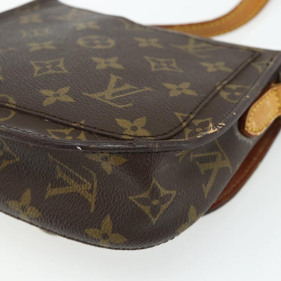 LOUIS VUITTON Monogram Saint Cloud PM Shoulder Bag M51244 LV Auth 177924
