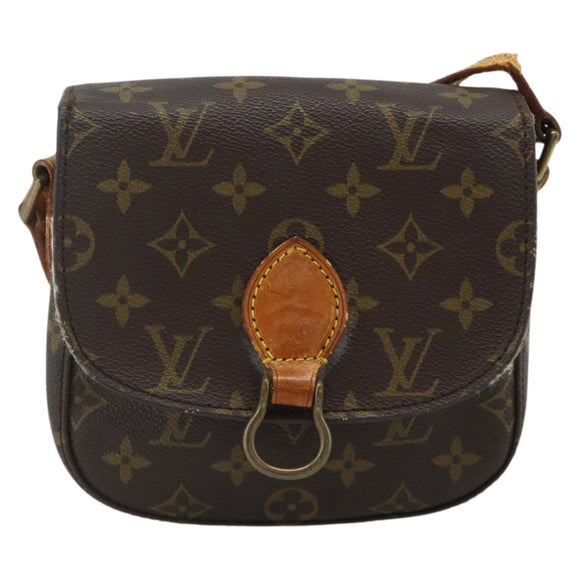 LOUIS VUITTON Monogram Saint Cloud PM Shoulder Bag M51244 LV Auth 177924