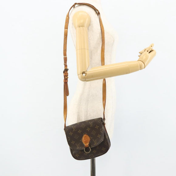 LOUIS VUITTON Monogram Saint Cloud PM Shoulder Bag M51244 LV Auth 177924