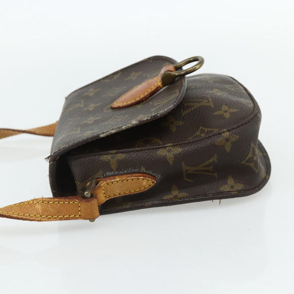 LOUIS VUITTON Monogram Saint Cloud PM Shoulder Bag M51244 LV Auth 177924