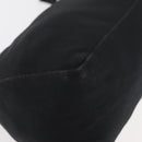FENDI Hand Pouch Black Silver Auth 177926-9
