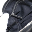 FENDI Hand Pouch Black Silver Auth 177926-21