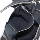 FENDI Hand Pouch Black Silver Auth 177926-22