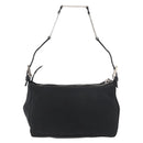 FENDI Hand Pouch Black Silver Auth 177926-2