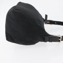 FENDI Hand Pouch Black Silver Auth 177926-3