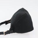 FENDI Hand Pouch Black Silver Auth 177926-4