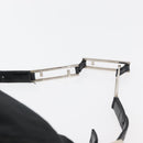 FENDI Hand Pouch Black Silver Auth 177926-8