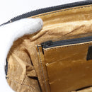 VERSACE Hand Bag PVC Leather Yellow Gold Auth 177929-21