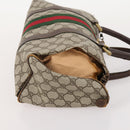 GUCCI GG Supreme Micro GG Supreme Web Sherry Line Bag PVC 4 Set Auth 177931-17