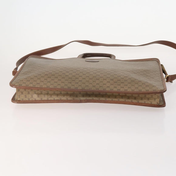 GUCCI GG Supreme Micro GG Supreme Web Sherry Line Bag PVC 4 Set Auth 177931