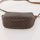 CELINE Macadam Canvas Shoulder Bag PVC Leather 3 Set Brown Auth 177933-22