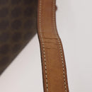 CELINE Macadam Canvas Shoulder Bag PVC Leather 3 Set Brown Auth 177933-6