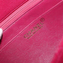 CHANEL Matelasse 25 Chain Shoulder Bag Cotton Purple Gold CC Auth 177962-17