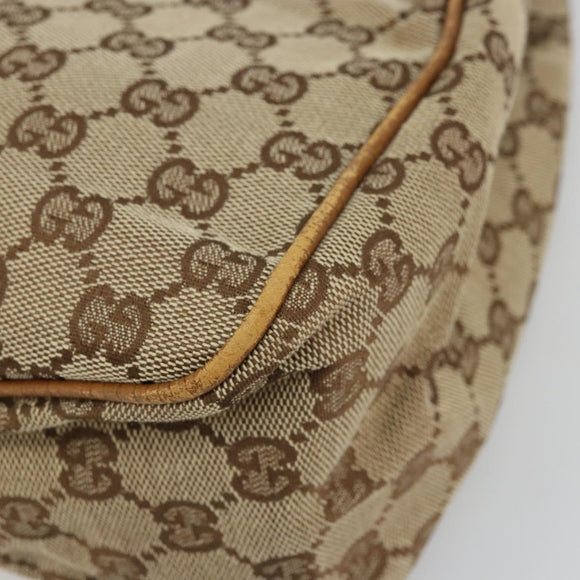 GUCCI GG Canvas Hand Bag Beige 106495 Auth 177964A