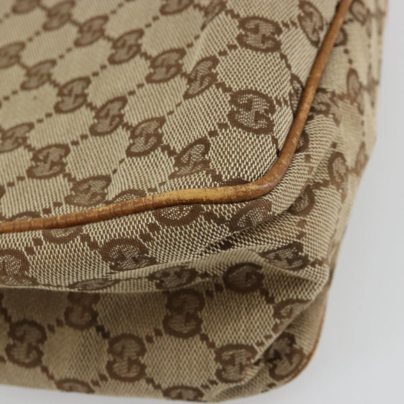 GUCCI GG Canvas Hand Bag Beige 106495 Auth 177964A